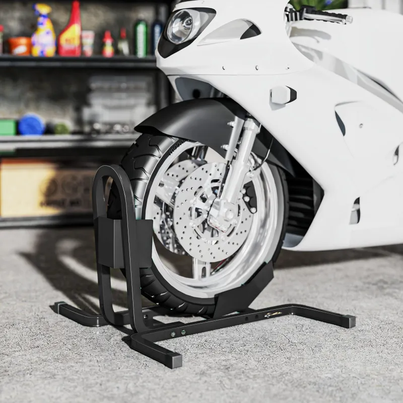 Caballete de Moto Delantera, Soporte para Rueda Delantera de Moto Ajustable en 3 Niveles de Metal Robusto, para ... - Ogal.Es