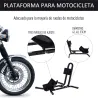 Caballete de Moto Delantera, Soporte para Rueda Delantera de Moto Ajustable en 3 Niveles de Metal Robusto, para ... - Ogal.Es