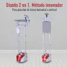 Plancha Vertical Vapor 1950W, Depósito de 2?L, 32g/min, Plancha de Vapor Vertical con Barra Telescópica, Listo e... - Ogal.Es