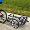 Remolque de Bicicleta Plegable para Carga 40kg Carga de Equipaje con Marco de Acero Ligero y Reflectores 139x71,... - Ogal.Es
