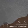 Toldo Manual Retráctil 200x150x170-280 cm para Balcón y Terraza con Altura Ajustable con Manivela Gris - Ogal.Es