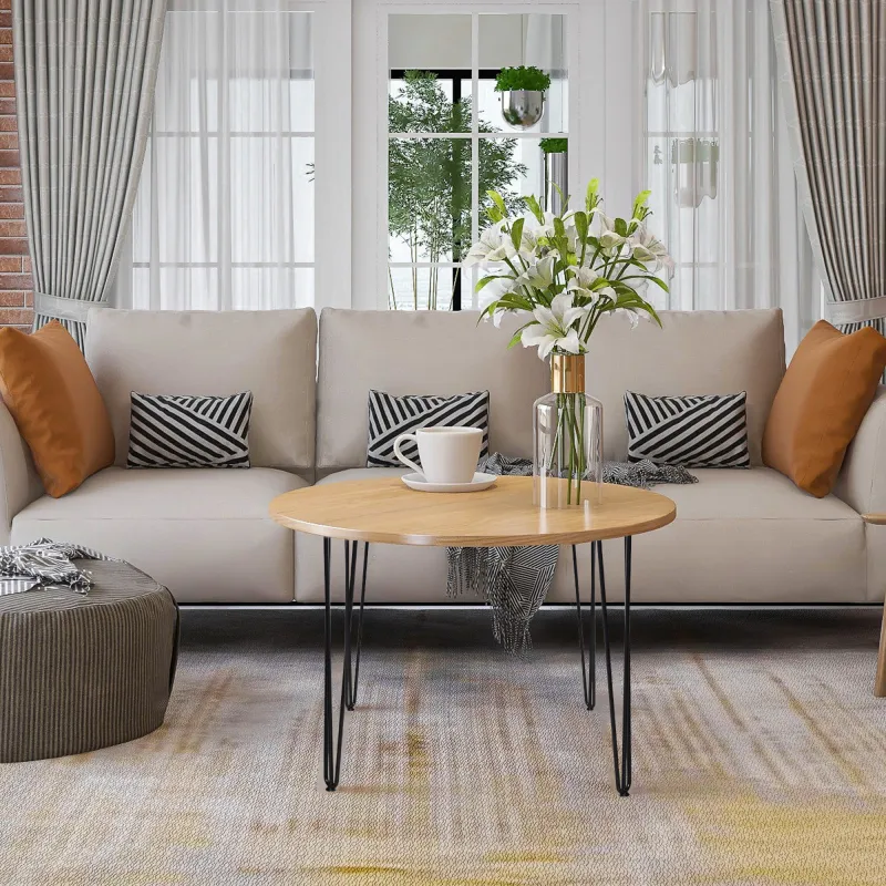 Conjunto de 4 Patas para Mesa de Estilo Industrial y Diseño Horquilla con Protectores Anti-arañazos de Goma 12x1... - Ogal.Es