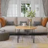 Conjunto de 4 Patas para Mesa de Estilo Industrial y Diseño Horquilla con Protectores Anti-arañazos de Goma 12x1... - Ogal.Es