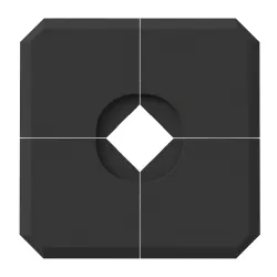 Set de 4 Piezas Soporte de Parasol Base para Sombrilla Terreza o Jardín Rellenable de 80 kg de Agua o 120 kg de ... - Ogal.Es
