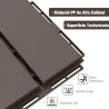 Set de 9 Baldosas Cuadradas de 30x30 cm con Área de 0,81 m² Losetas Sistema de Clic para Balcón Terraza Jardín M... - Ogal.Es