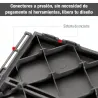 Set de 9 Baldosas Cuadradas de 30x30 cm con Área de 0,81 m² Losetas Sistema de Clic para Balcón Terraza Jardín Gris - Ogal.Es
