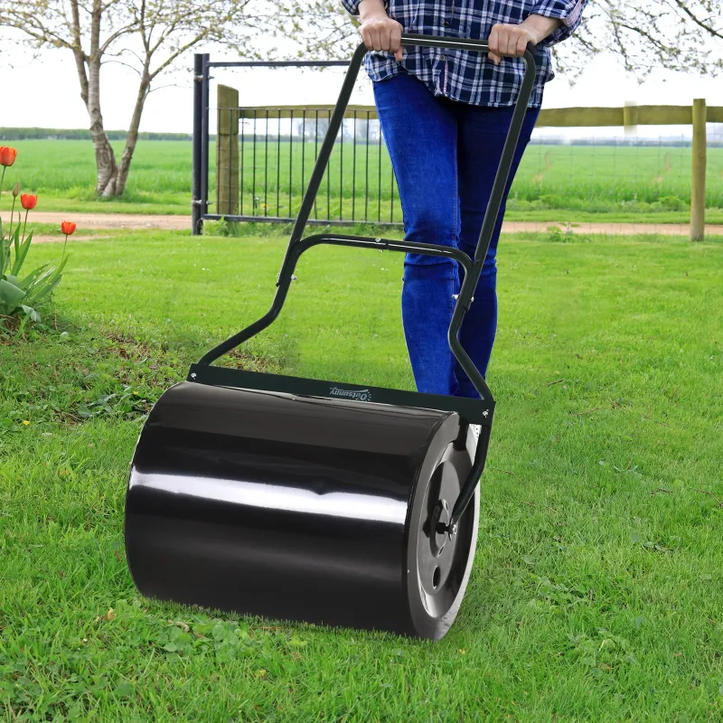 Apisonadora de Césped para Jardín Rodillo para Césped con Capacidad de 60L Rellenable con Arena o Agua Diámetro ... - Ogal.Es