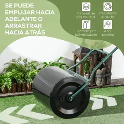Apisonadora de Césped para Jardín Rodillo para Césped con Capacidad de 60L Rellenable con Arena o Agua Diámetro ... - Ogal.Es