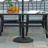 Base para Sombrilla de Jardín Peso Neto 14 kg Soporte de Parasol Apto para Postes de 35mm/38mm/48mm Rellena de C... - Ogal.Es