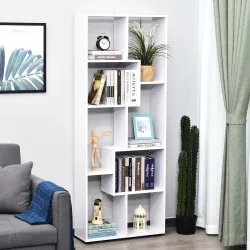 Estantería Moderna, Biblioteca Estrecha con 8 Estantes, Librería para Salón, Dormitorio, Estudio, Oficina, 70x24... - Ogal.Es