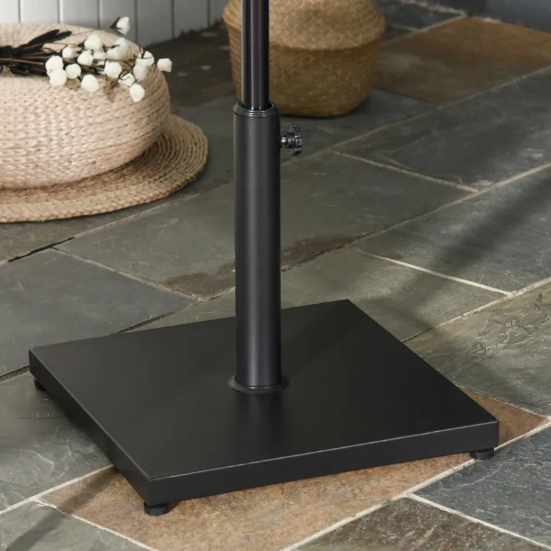 Base para Sombrilla de Jardín Peso Neto 18 kg Soporte Pie para Parasol Apto para Postes de Ø35mm/Ø38mm/Ø48mm par... - Ogal.Es
