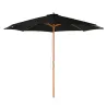 Sombrilla Terraza Exterior Ø300 cm Sombrilla de Jardín con Sistema de Polea Techo Ventilado y Poste Desmontable ... - Ogal.Es