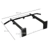 Barras de Dominadas para Pared Colgador de Saco de Boxeo 2 en 1 Entrenamiento Muscular Pull Up para Casa Carga M... - Ogal.Es