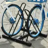 Soporte para Aparcar 2 Bicicletas, Aparcamiento Estacionamiento para Bicis, Inferir 65mm de Ancho, Fácil de Mont... - Ogal.Es