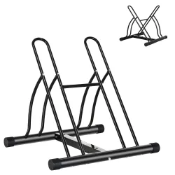 Soporte para Aparcar 2 Bicicletas, Aparcamiento Estacionamiento para Bicis, Inferir 65mm de Ancho, Fácil de Mont... - Ogal.Es