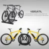 Soporte para Aparcar 2 Bicicletas, Aparcamiento Estacionamiento para Bicis, Inferir 65mm de Ancho, Fácil de Mont... - Ogal.Es