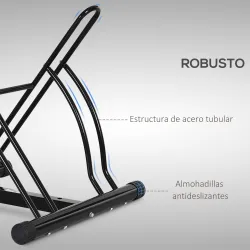 Soporte para Aparcar 2 Bicicletas, Aparcamiento Estacionamiento para Bicis, Inferir 65mm de Ancho, Fácil de Mont... - Ogal.Es
