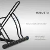 Soporte para Aparcar 2 Bicicletas, Aparcamiento Estacionamiento para Bicis, Inferir 65mm de Ancho, Fácil de Mont... - Ogal.Es