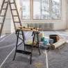 Banco de Trabajo Plegable, 4 en 1, Mesa de Trabajo con 4 Abrazaderas Ajustables, 2 Manivelas, 2 Paneles de MDF, ... - Ogal.Es