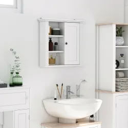 Armario de Baño de Pared Multifuncional Gabinete para Ahorro de Espacio con 3 Niveles Abiertos 1 Puerta Estante ... - Ogal.Es