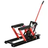 Gato Hidráulico de Motocicletas Soporte 680 kg Elevador ATV para Garaje Pista Altura Ajustable 24-36 cm con Plat... - Ogal.Es