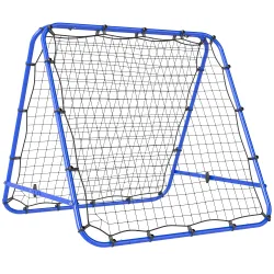 Red de Rebote Plegable y Ajustable para Entrenamiento de Fútbol Béisbol y Tenis 100x95x90 cm Azul - Ogal.Es