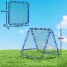 Red de Rebote Plegable y Ajustable para Entrenamiento de Fútbol Béisbol y Tenis 100x95x90 cm Azul - Ogal.Es