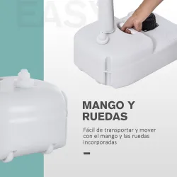 Lavamanos Portátil Estación de Lavado para Actividades al Aire Libre y Camping con Tanque de Agua de 17L Dispens... - Ogal.Es