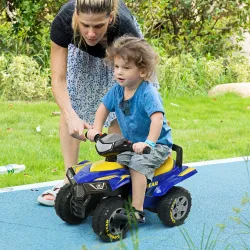 Quad Correpasillos con Licencia GOODYEAR para Niños Mayores de 18-36 Meses Coche Cuatrimoto con Funciones de Luc... - Ogal.Es