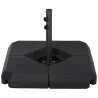 Base para Sombrilla de Ø48 mm con 4 Pesos Rellenables de Agua o Arena de 60L Soporte de Sombrilla en Forma de Cr... - Ogal.Es