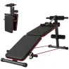 Banco de Ejercicio o Musculación, Banco Abdominales Plegable Ajustable en Altura con Soporte Poplíteo Regulable ... - Ogal.Es