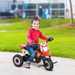 Moto Correpasillos Infantil para Niños de +18 Meses con Apariencia de Moto de Montaña con 3 Ruedas con Luces y S... - Ogal.Es