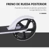 Patinete Plegable para Niños de 7-14 Años Scooter Infantil Manillar Ajustable en Altura de 4 Niveles con Freno B... - Ogal.Es