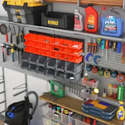 Estantería de Almacenaje para Pared 33 Piezas con Cajas de 2 Tamaños Diferentes Ideal para Tornillos 37,5x18x63 ... - Ogal.Es