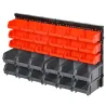 Estantería de Almacenaje para Pared 33 Piezas con Cajas de 2 Tamaños Diferentes Ideal para Tornillos 37,5x18x63 ... - Ogal.Es
