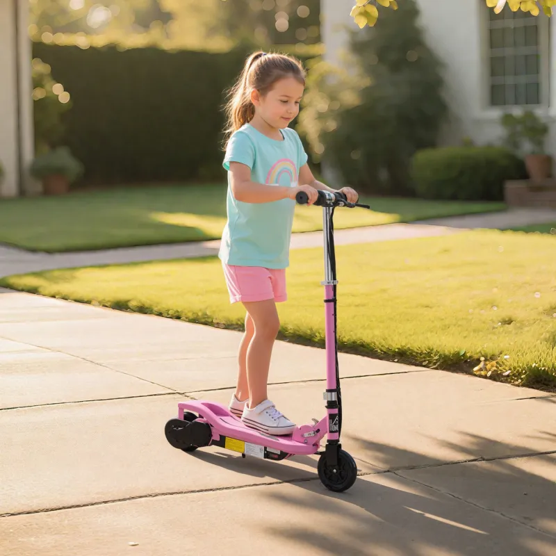 Patinete Eléctrico Plegable para Niños de 7-14 Años, Patinete Eléctrico con Velocidad Max. 12 km/h, Alcance de 8... - Ogal.Es