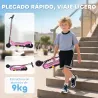 Patinete Eléctrico Plegable para Niños de 7-14 Años, Patinete Eléctrico con Velocidad Max. 12 km/h, Alcance de 8... - Ogal.Es