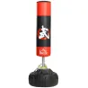Saco de Boxeo de Pie, 180 cm, Soporte de Boxeo para Adultos, Base Grande Rellenable de Arena 60 kg/Agua 50 kg, R... - Ogal.Es