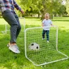 Set de 2 Porterías de Fútbol con Red y Balón para Niños y Adultos, Juguete Deportivo para Exterior Jardín con In... - Ogal.Es