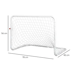 Set de 2 Porterías de Fútbol con Red y Balón para Niños y Adultos, Juguete Deportivo para Exterior Jardín con In... - Ogal.Es
