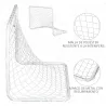 Set de 2 Porterías de Fútbol con Red y Balón para Niños y Adultos, Juguete Deportivo para Exterior Jardín con In... - Ogal.Es