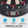 Diana Electrónica Digital Diana con 6 Dardos hasta 8 Jugadores Marcador Puertas Laterales Pantalla LCD y 26 Jueg... - Ogal.Es