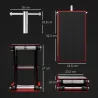 Plataforma Elevadora de Tijera Carga 500 kg Altura Ajustable 10-37 cm Soporte para Motocicletas Soporte de Moto ... - Ogal.Es
