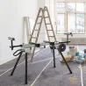 Soporte Universal para Sierra Ingletadora Plegable con Distancia de Trabajo Ajustable Fácil de Transportar y Alm... - Ogal.Es