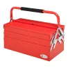Caja de Herramientas Metálica, Maletín de Herramientas de Acero Plegable con 5 Bandejas y Asa, para Taller, Gara... - Ogal.Es