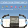 Bicicleta Estática Plegable 3 en 1 con Respaldo y 8 Niveles Resistencia Magnética, Bicicleta Estática en Casa Aj... - Ogal.Es