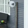 Carrete de Manguera de Aire Comprimido Automático de 15 m Conector de 1/4'' BSP con Soporte para Pared Giratorio... - Ogal.Es