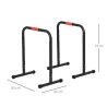 Barras Paralelas Training Soporte con Mango Extra Ancho para Flexiones Inclinadas Musculación Calistenia Dips 63... - Ogal.Es