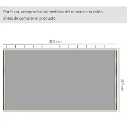 4 Paneles Laterales 3x2 cm para Carpa de Jardín Tela Mosquitera para Cenador Gazebo con Cremalleras y Anillas Negro - Ogal.Es
