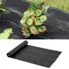 Malla Antihierbas 2x50 m Malla Antimaleza Malla Geotextil contra Malas Hierbas y Malezas 100 g/m² para Jardín Negro - Ogal.Es